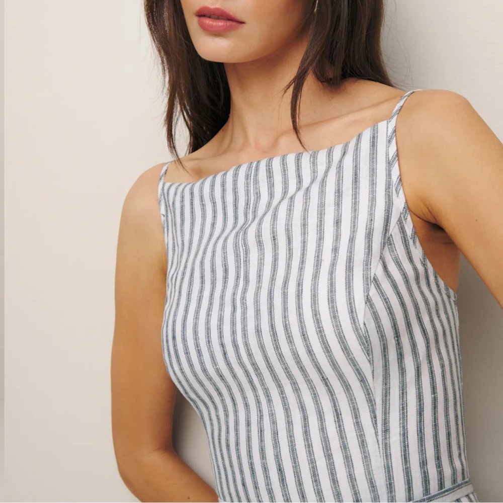 REFORMATION NEW CIARA LINEN JUMPSUIT - Picture 4 of 6